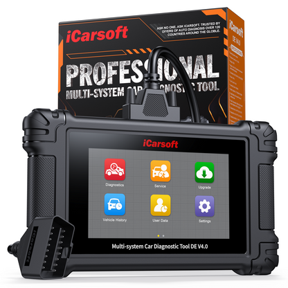 iCarsoft DE V4.0 – Professionell Felkodsläsare för Tyska Bilmärken - BMW, Mercedes, Audi, VW, Porsche m.fl.