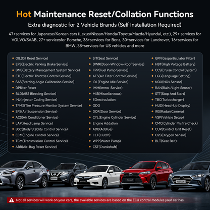 iCarsoft JP V4.0 Diagnosverktyg för Toyota, Lexus, Scion, Honda, Acura, Nissan, Infiniti, Nissan GTR, Mazda, Mitsubishi, Subaru, Suzuki, Hyundai, Kia, Isuzu, Daewoo WIFI | 5" Touchskärm
