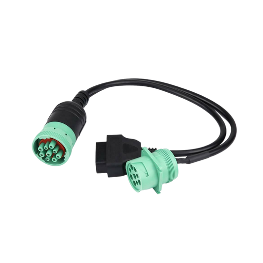 UNIVERSELL ABS 9Pin till OBD2 Truck Y-kabeladapter OBDII Y Splitter 16Pin hane till hona