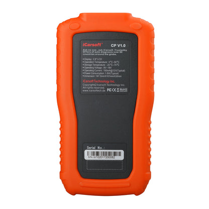 Icarsoft CP V1.0 felkodsläsare OBD2 Citroen/Peugeot/Renault/Dacia