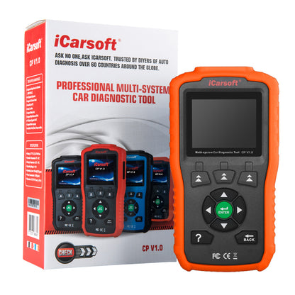 Icarsoft CP V1.0 felkodsläsare OBD2 Citroen/Peugeot/Renault/Dacia