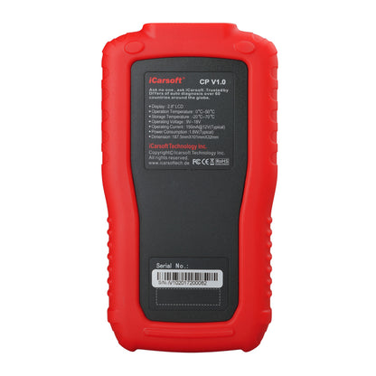 Icarsoft CP V1.0 felkodsläsare OBD2 Citroen/Peugeot/Renault/Dacia