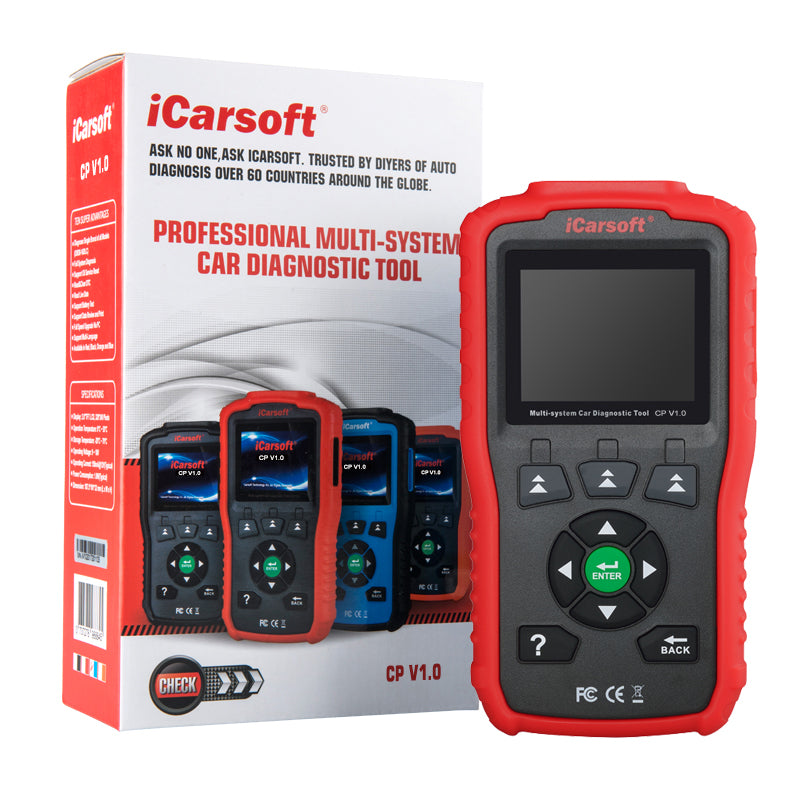 Icarsoft CP V1.0 felkodsläsare OBD2 Citroen/Peugeot/Renault/Dacia