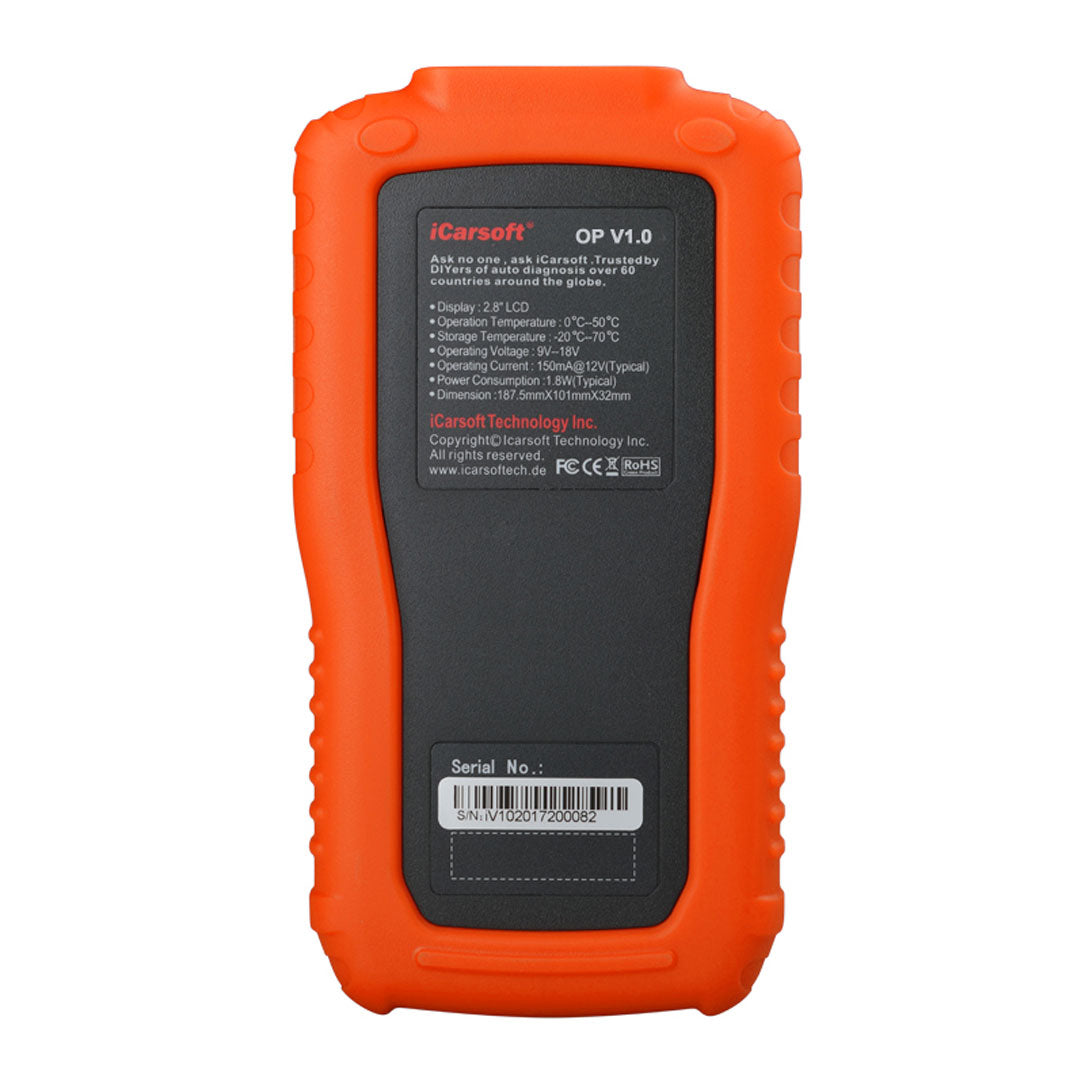 Icarsoft OP V1.0 Opel felkodsläsare OBD2 scanner
