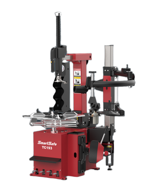 Däckkrängningsmaskin Deluxe-modell med höger hjälparm