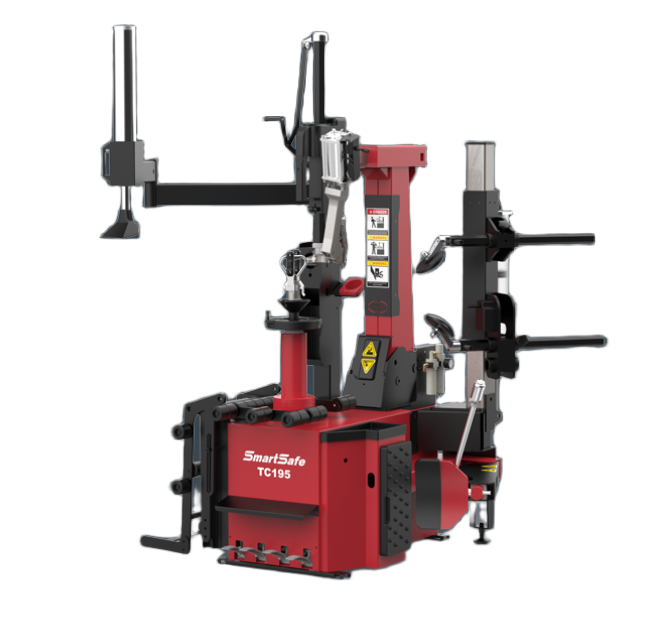 Automatisk däckmaskin utan däckjärn