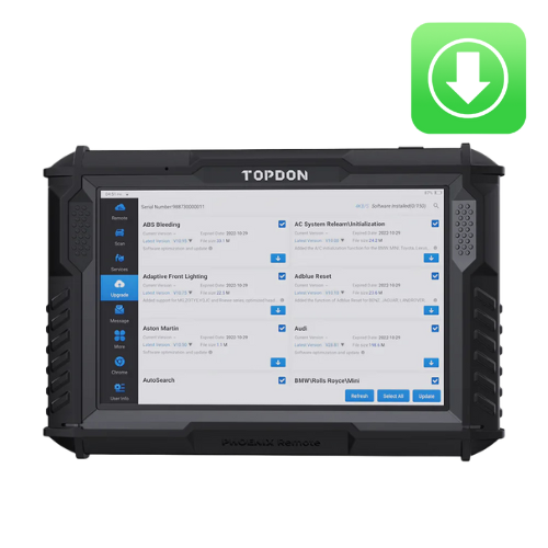 Topdon Phoenix Remote Licens 1år